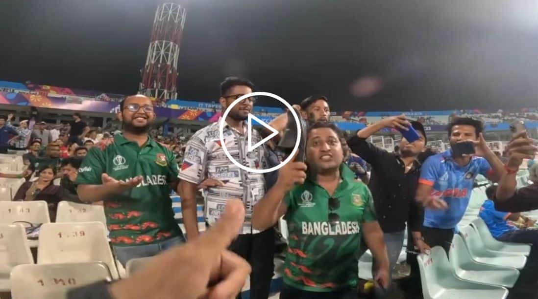 [Watch] Angry Bangladesh Fan Hits Himself With Shoe After Dutch Loss